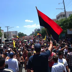 caminhada de Iza e Túlio Arruda